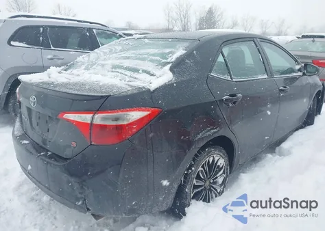 2015 Toyota Corolla S Plus z USA, uszkodzony, nr VIN 2T1BURHE4FC383828